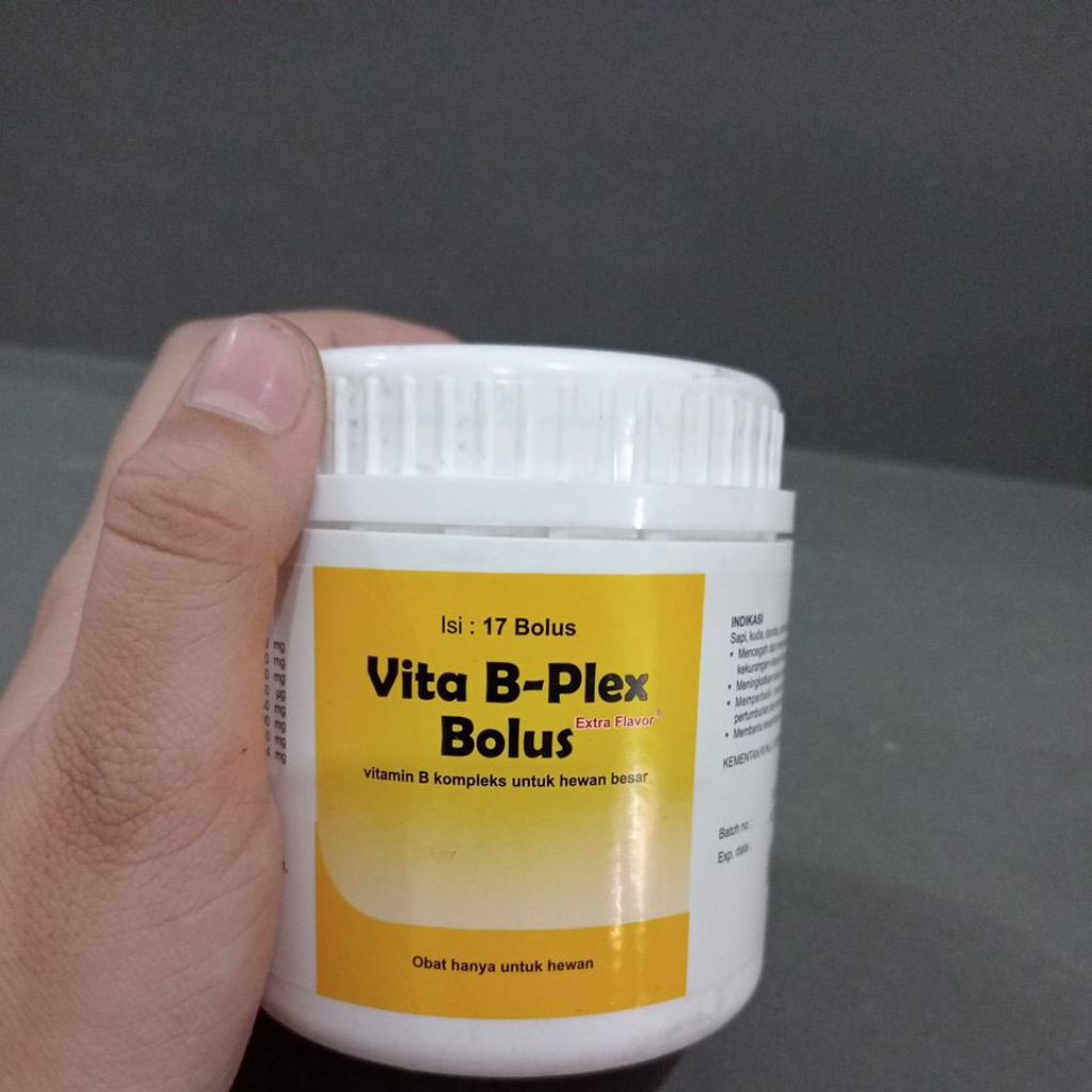 VITA B PLEX BOLUS Vita B-Plex Bolus, Vita BPlex Bolus MEDION Tingkatkan Nafsu Makan Pertumbuhan