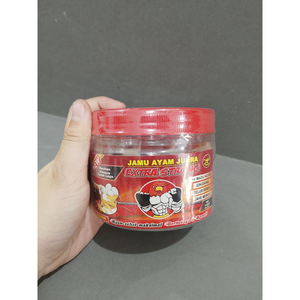 Jamu Ayam Juara Extra Strong Obat Ayam Aladin Isi 100 butir Jamu Ayam Laga Aladin