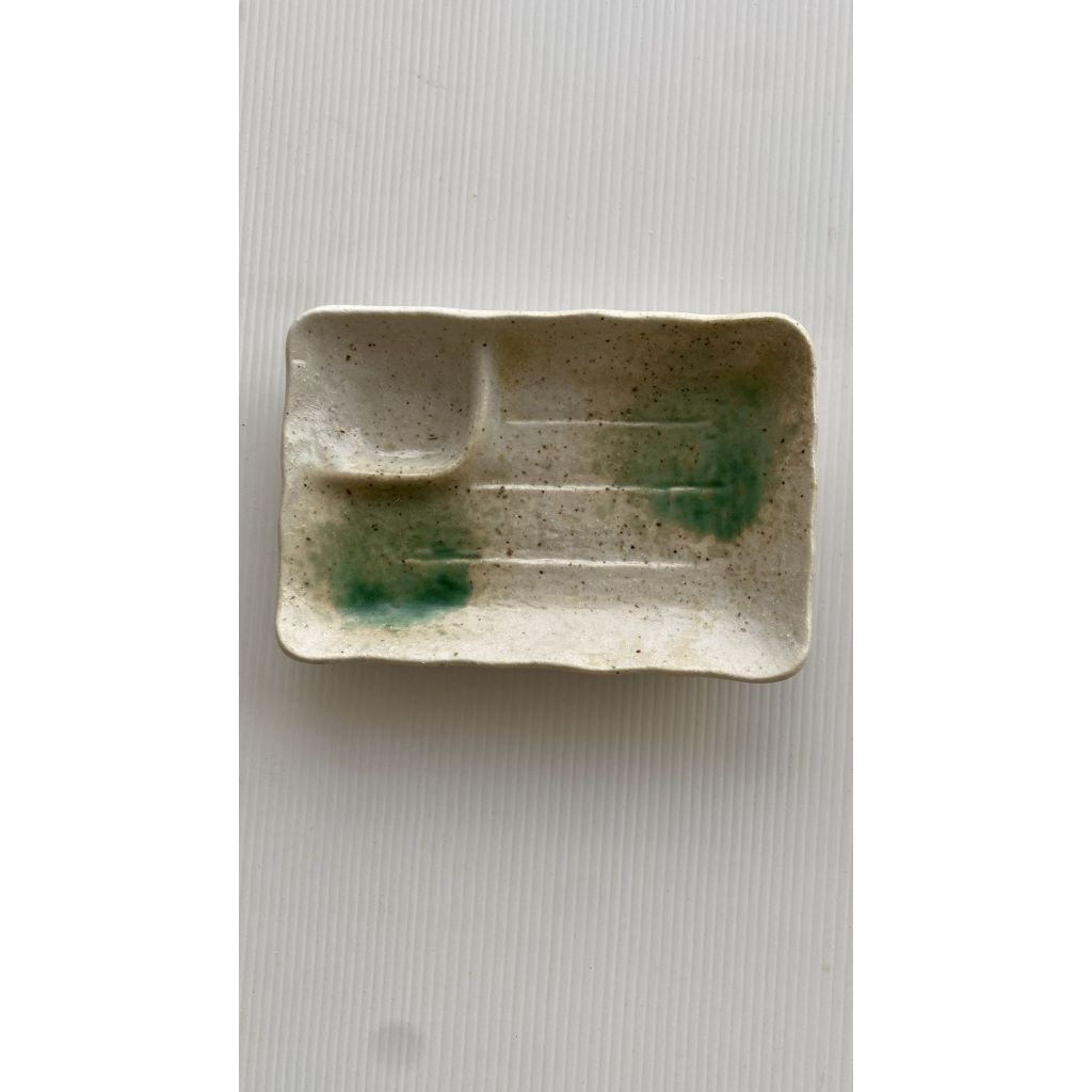 Piring Keramik Kotak Kecil Premium Jepang - Motif 2