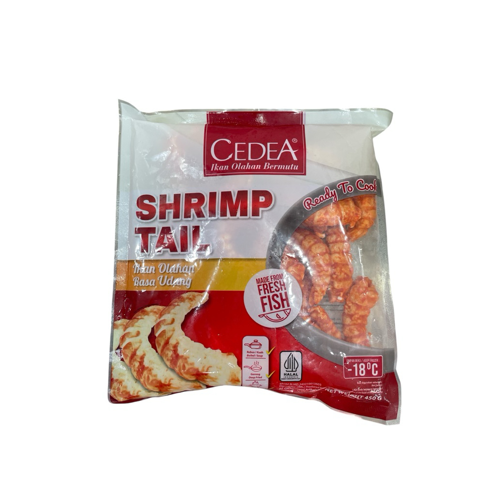 

CEDEA SHRIMP TAIL | IKAN OLAHAN RASA UDANG