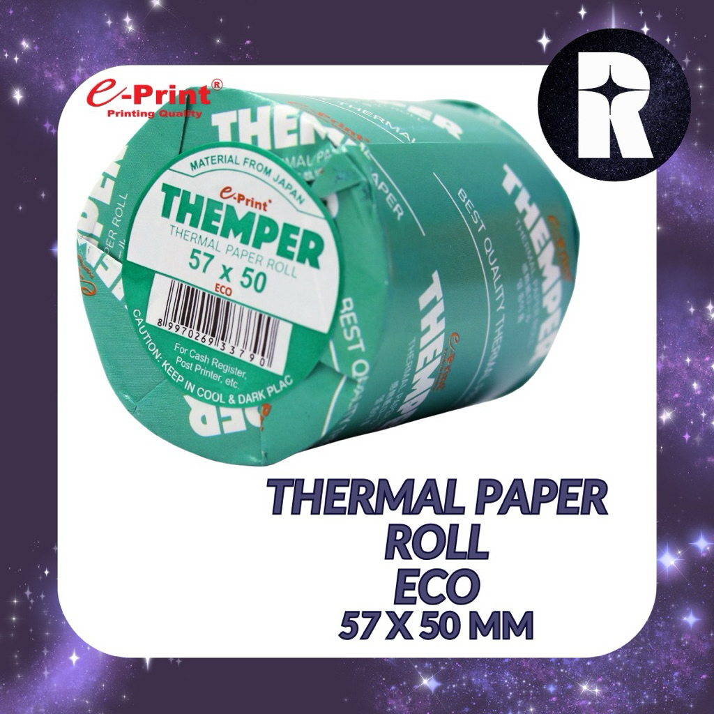 

E-PRINT KERTAS THERMAL FAX CASH REGISTER 57X50 ECO (3pcs)