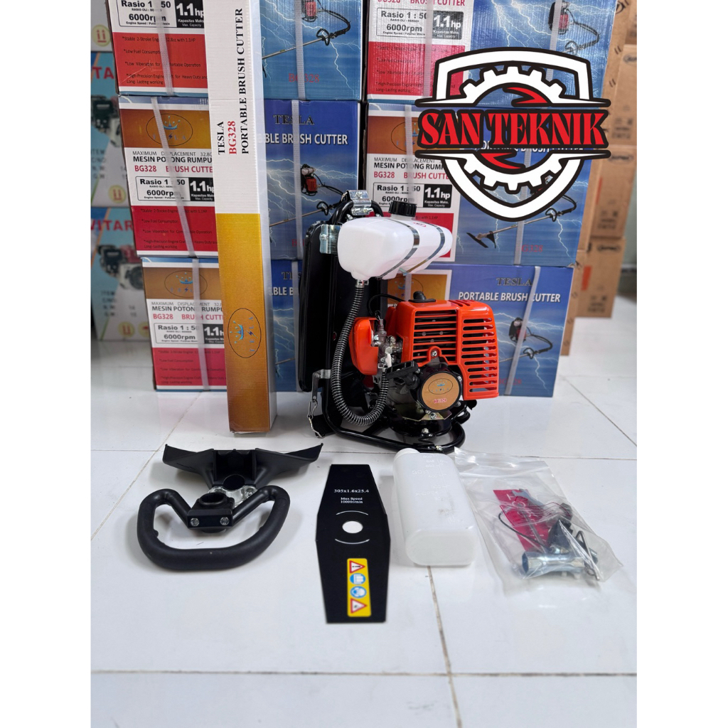 Mesin Potong Rumput 2Tak Tesla BG328