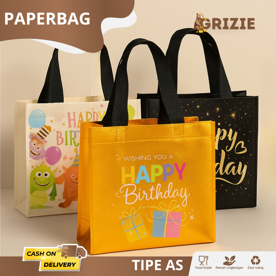 

Paperbag Spunbond / Tas Spunbond / Paperbag Warna / Tas Souvenir Hampers AS04-AS23