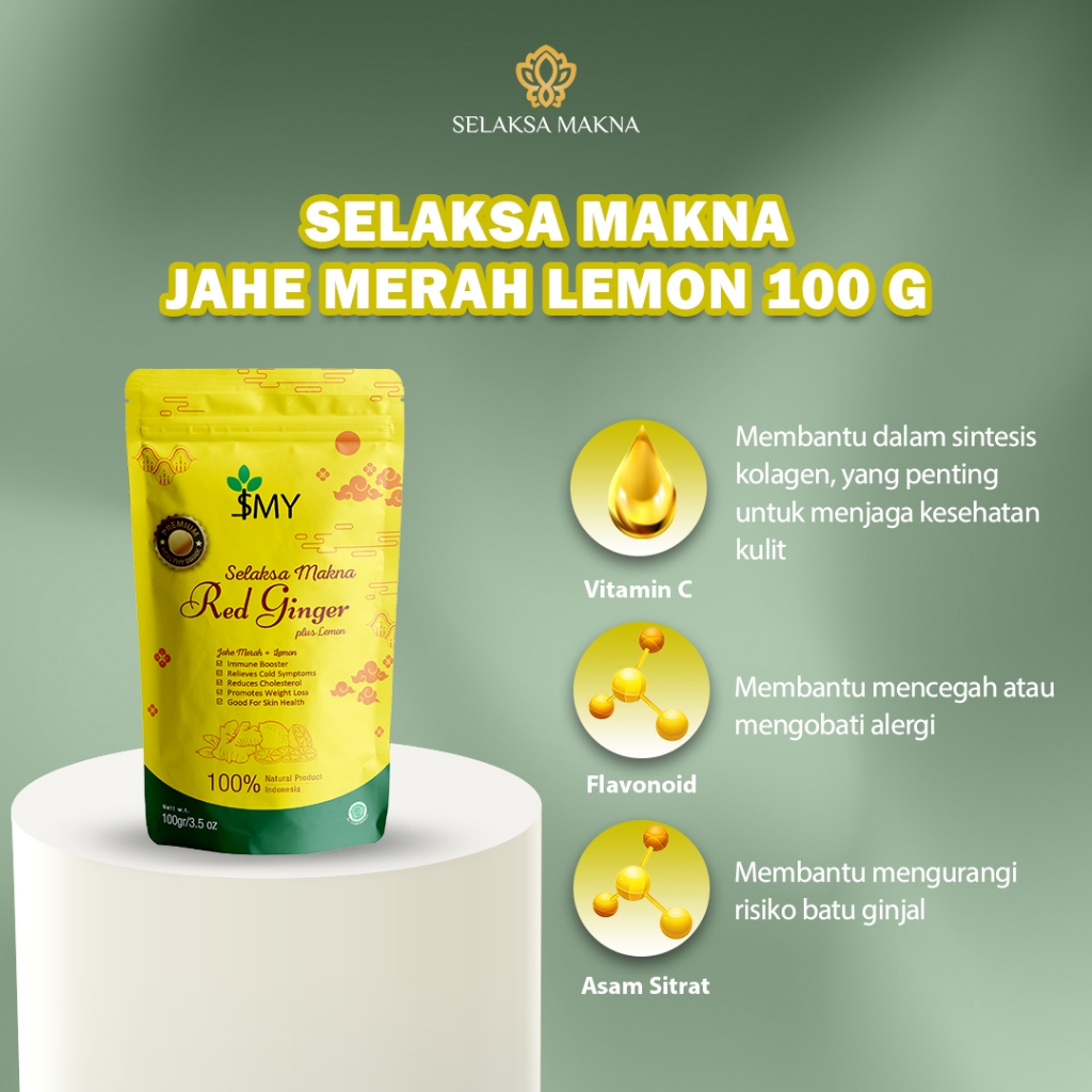 

Selaksa Makna Jahe Merah Lemon 100 Gram