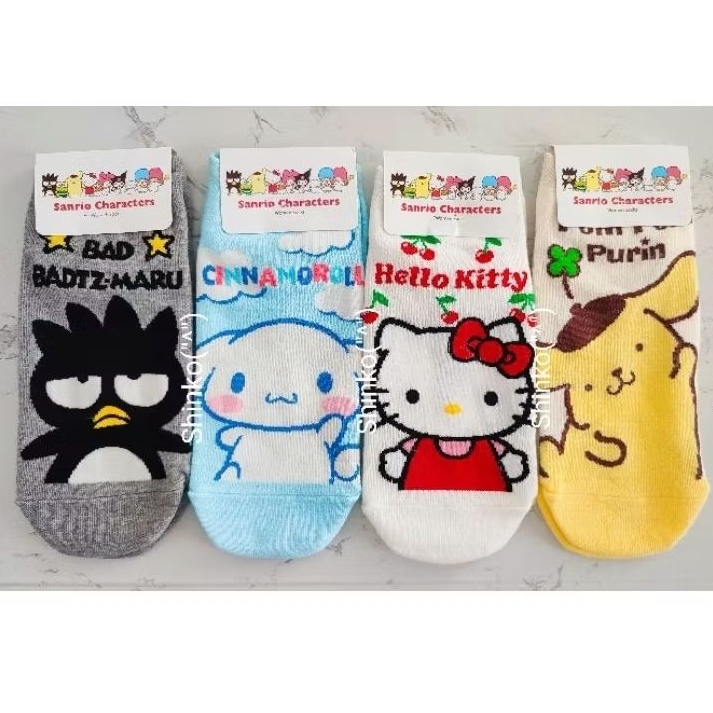 SANRIO KAOS KAKI KARAKTER / KAOS KAKI KOREA / Kaos Kaki Wanita Karakter Sanrio