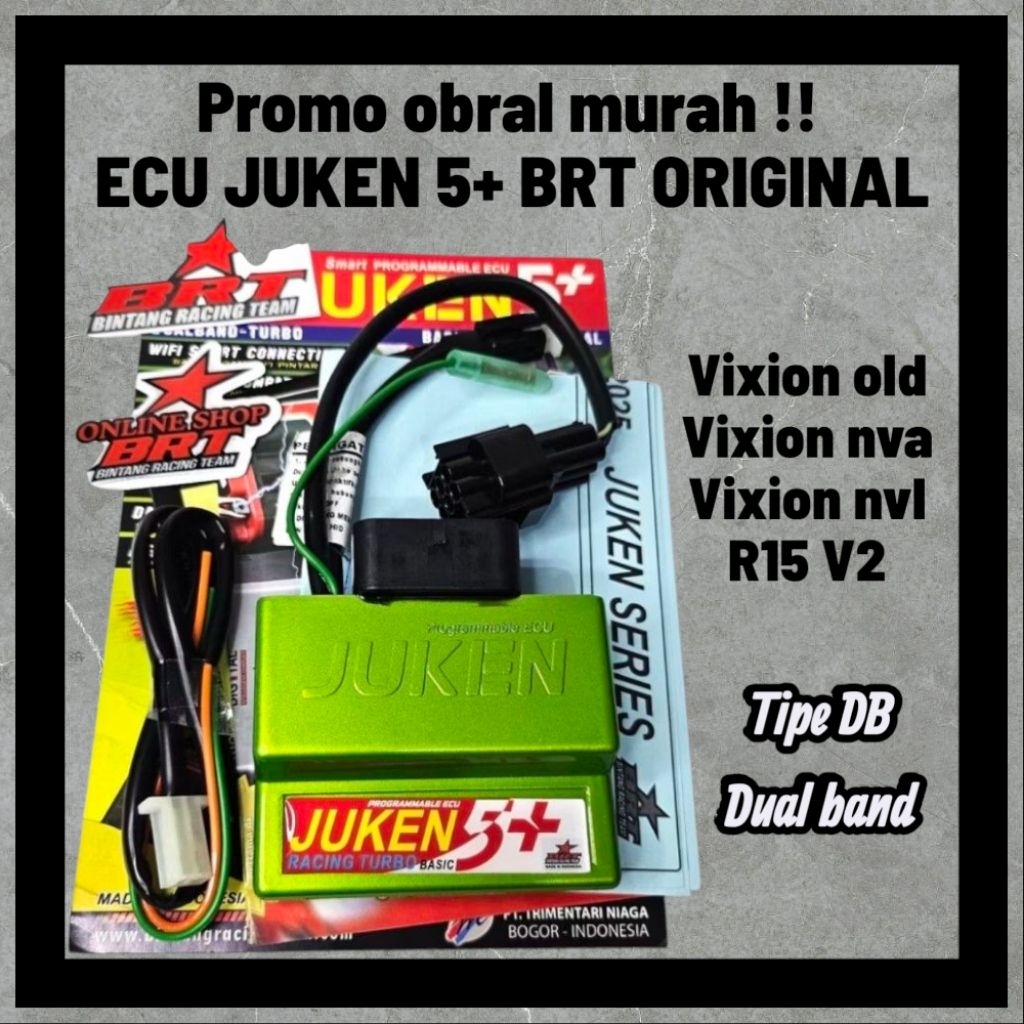 promo obral ECU JUKEN BRT  Vixion-R15 / ECU JUKEN 5 + Vixion nvl-R15 / juken BRT Vixion-R15 / ECU ra