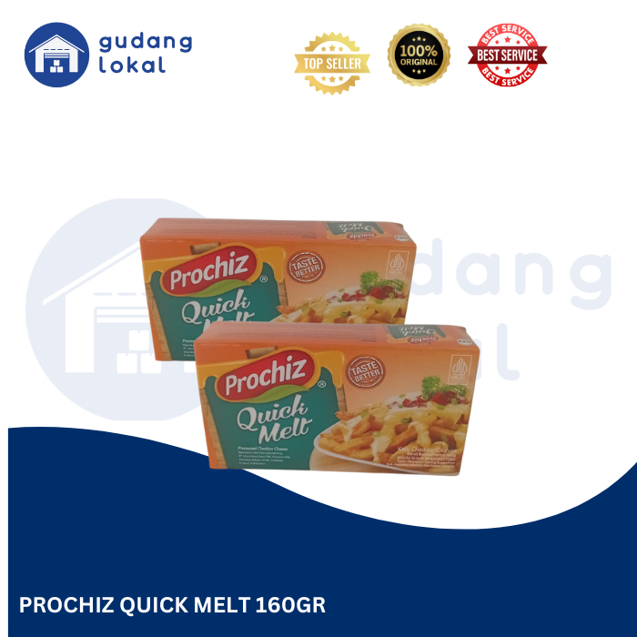 

Prochiz Quick Melt 160GR - Delicious Keju Quick Melt