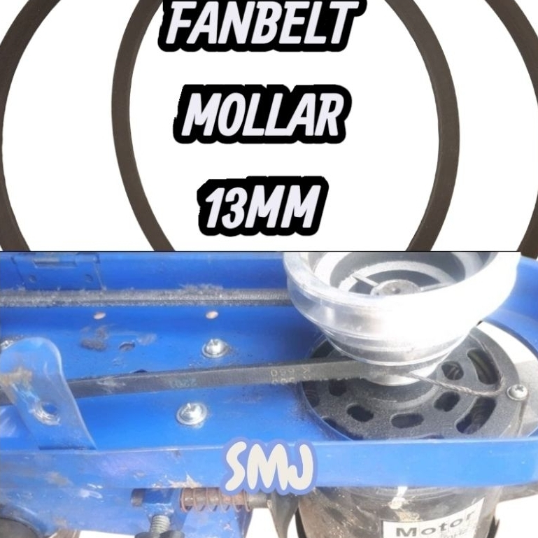 fanbelt mesin bor duduk 13mm mollar vanbelt bor duduk 13mm mollar tali kipas bor duduk tali motor mo
