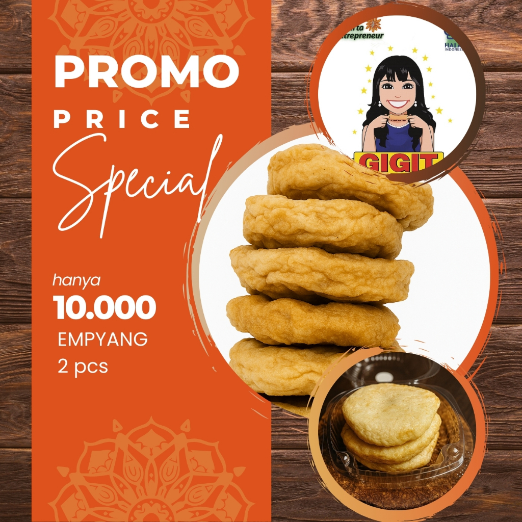 

Promo Special EMPYANG Gigit Food Hanya 10.000 Rupiah