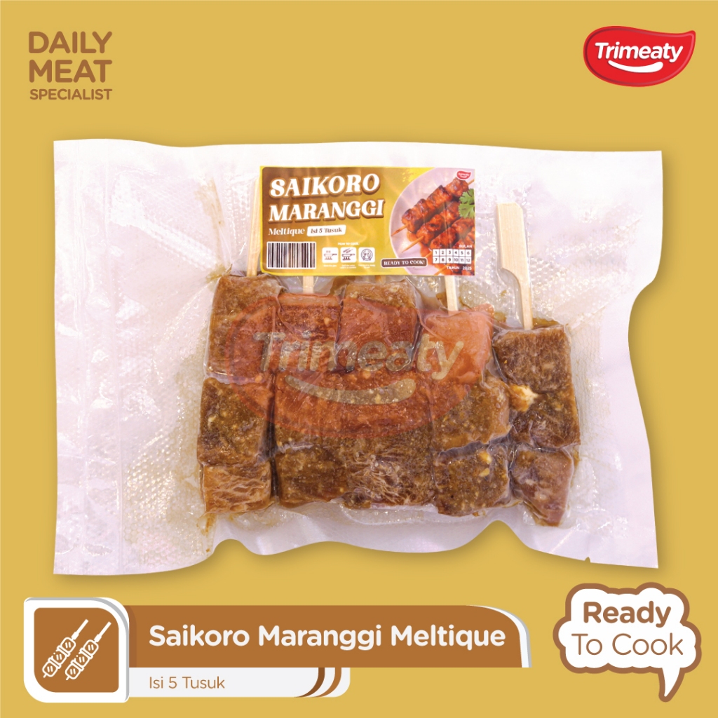 

Saikoro Meltique Maranggi / Sate Maranggi 5pcs