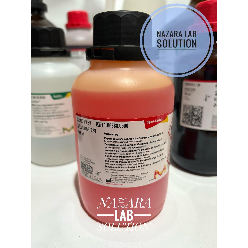 Papanicolauo's Solution 2a Orange G solution (OG 6) / Orange G solution MERCK 106888 500mL