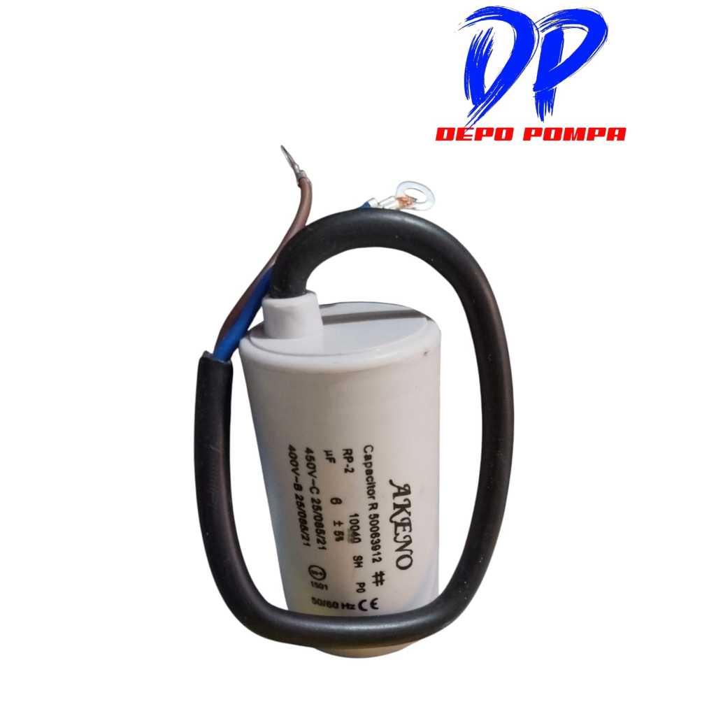 Kapasitor kabel 6uf AKENO/Kapasitor 6 uf AKENO 450 V