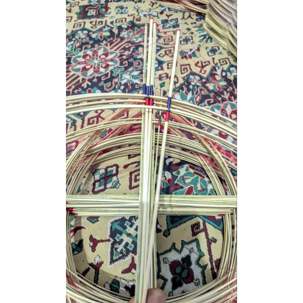 Arku layangan Sukhoi Super Lilitan 2 Bambu Petung