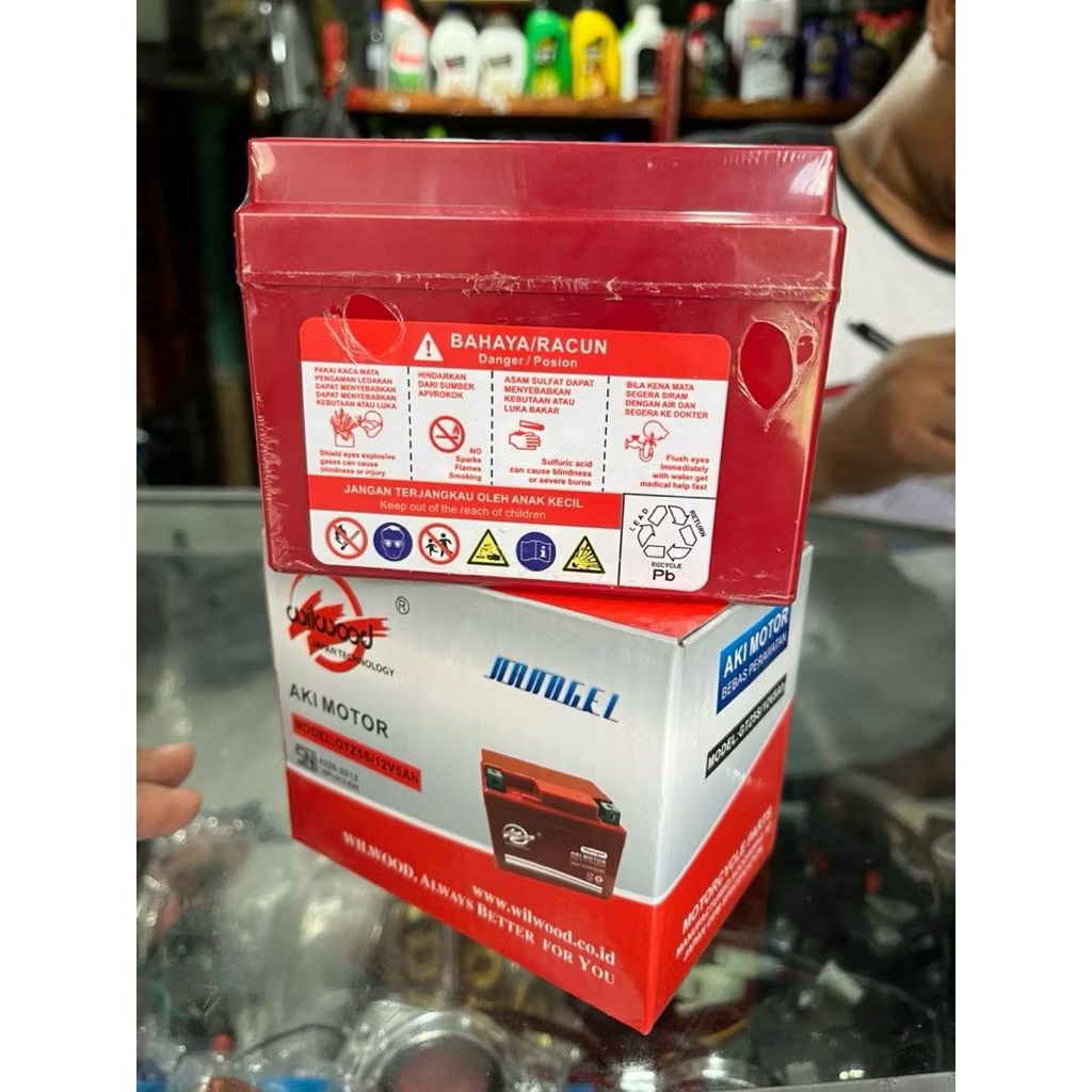 AKI ACCU KERING GELL WILWOOD MTZ5S 5A 5AMPER TYPE HONDA BEAT KARISMA CB GL MP TIGER GL100 MIO J JUPI
