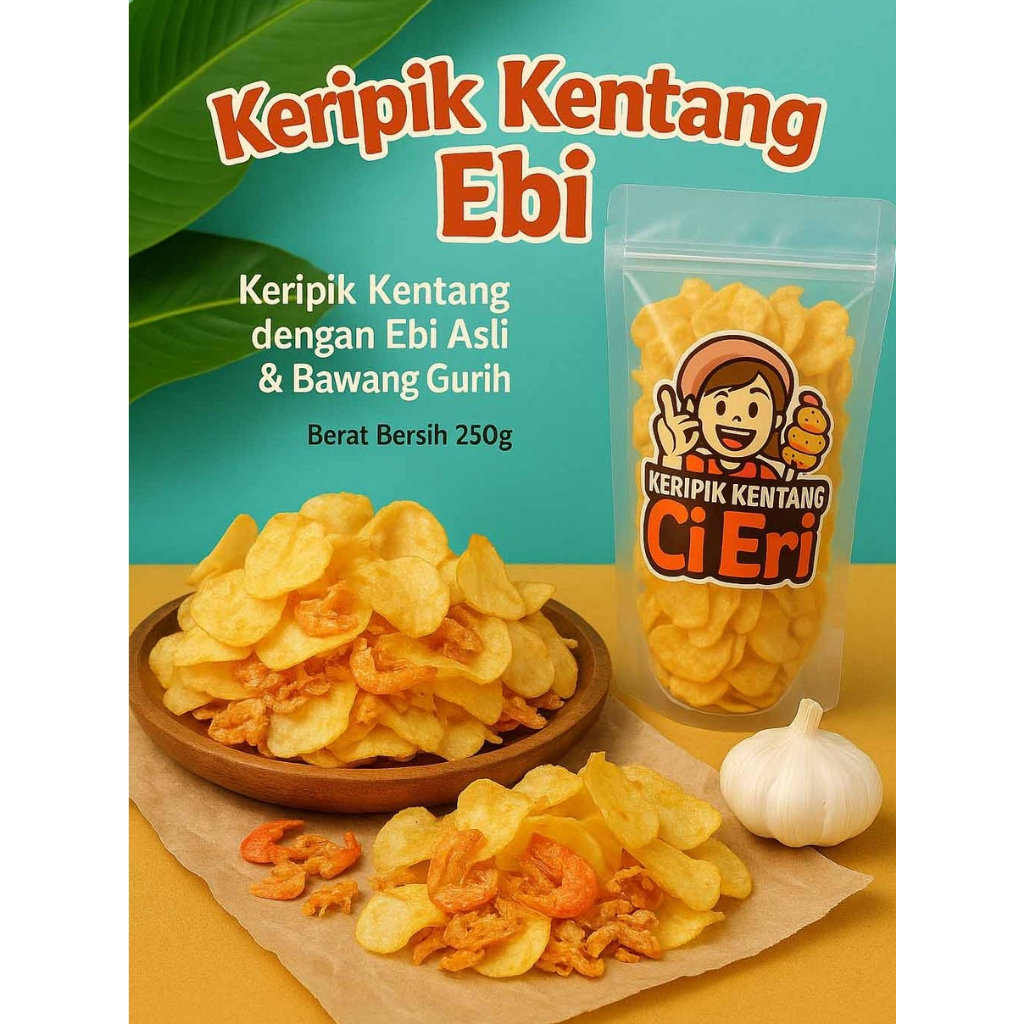 

Keripik Kentang Ebi Ci Eri – Snack Harum Ebi Premium Rasa Gurih
