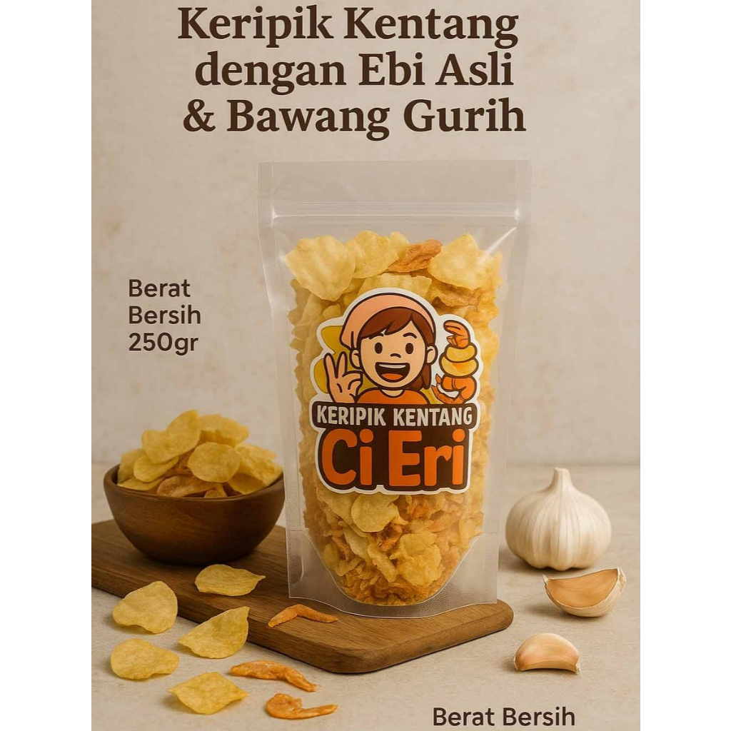 

Keripik Kentang Ebi Original Ci Eri – Snack Kentang Gurih Renyah