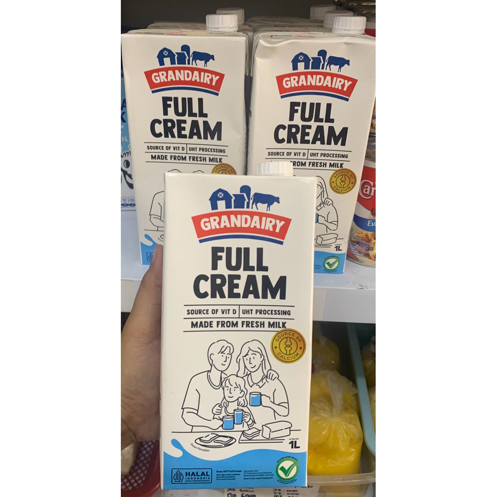 

Grandairy Full Cream UHT 1 Liter