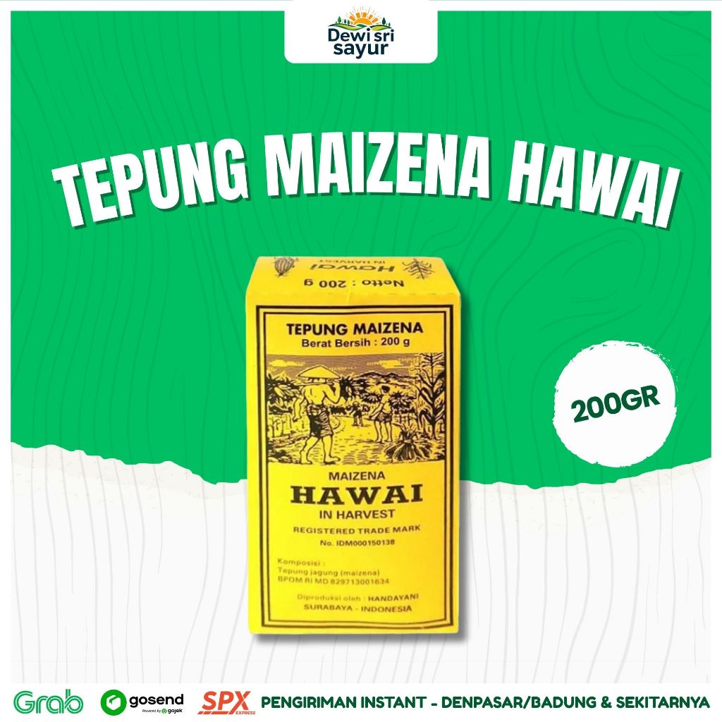 

Tepung Maizena Hawai 200gr – Dewi Sri Sayur