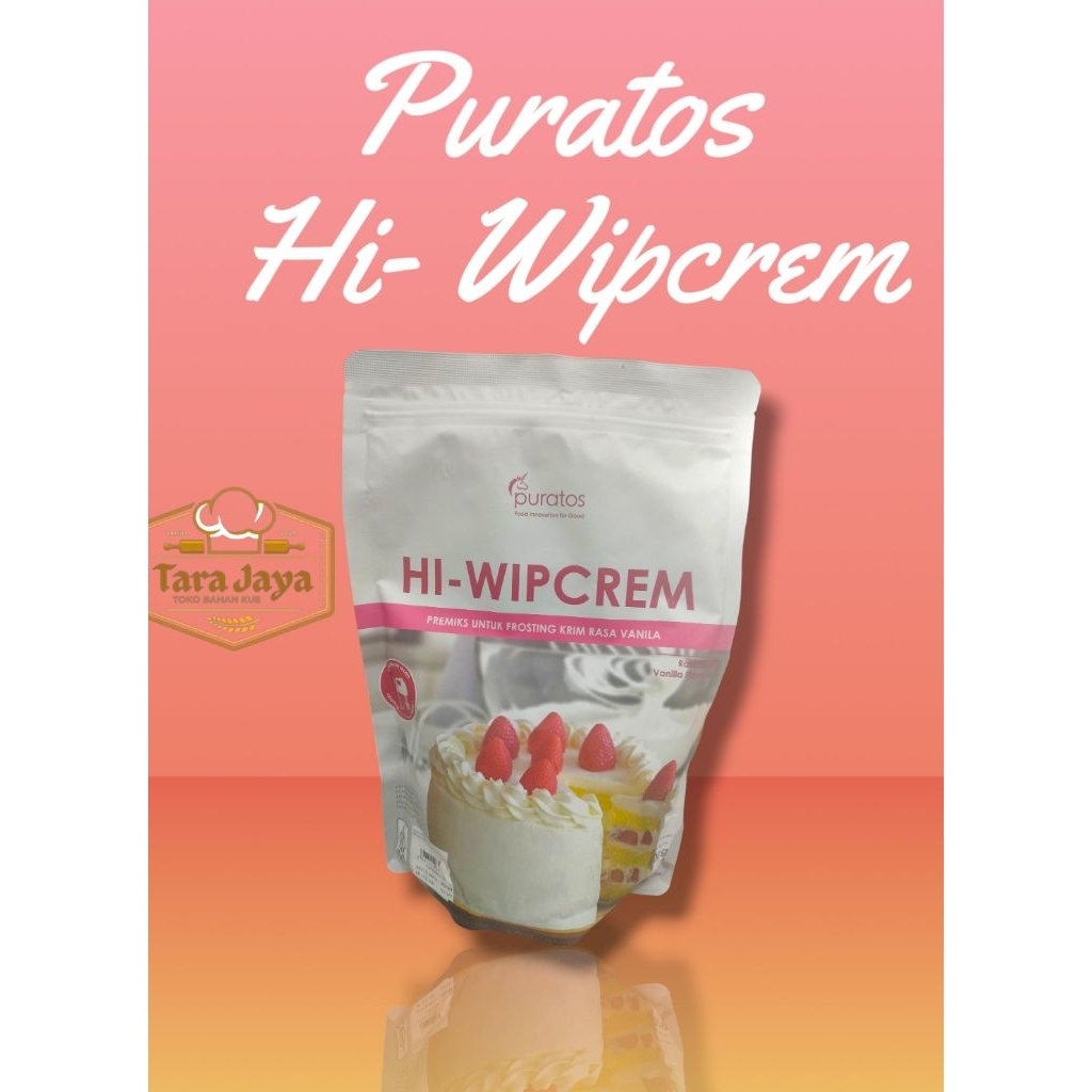 

Puratos Hi-Wipcrem Premiks untuk Frosting krim Rasa Vanila 400gr