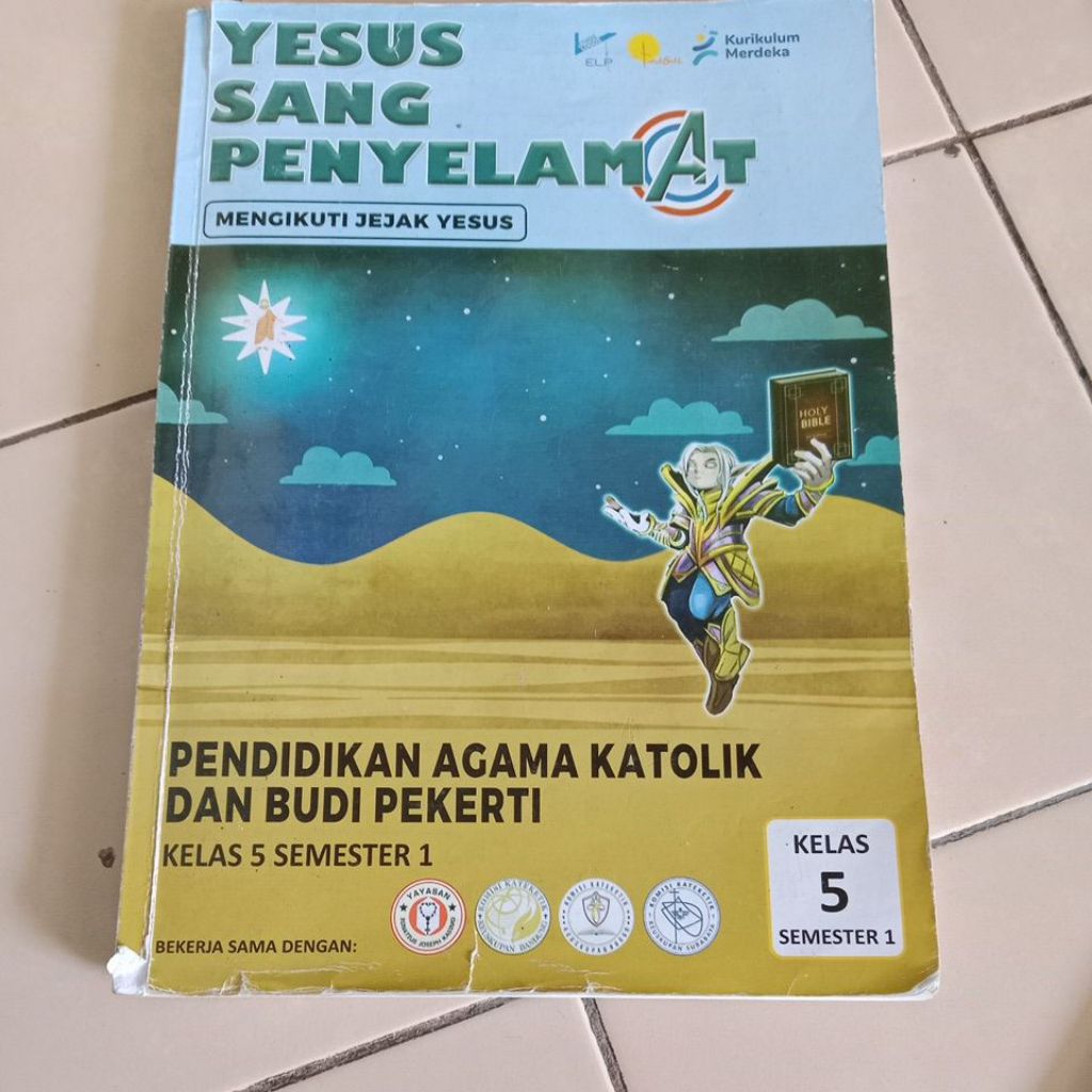 Buku Pendidikan Agama Katolik Dan Budi Pekerti Yesus Sang Penyelamat kelas 5