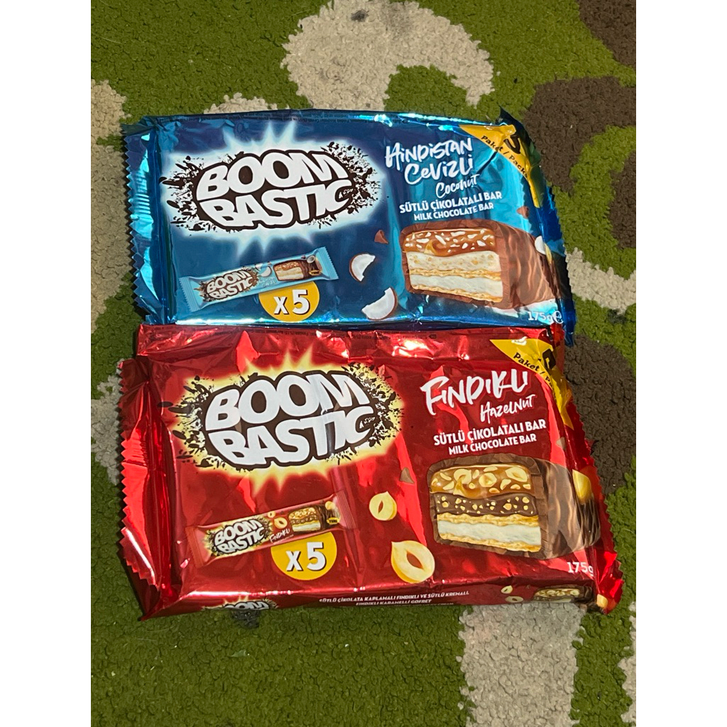 

coklat Boom bastic sutlu cikolatali bar isi 5pcs