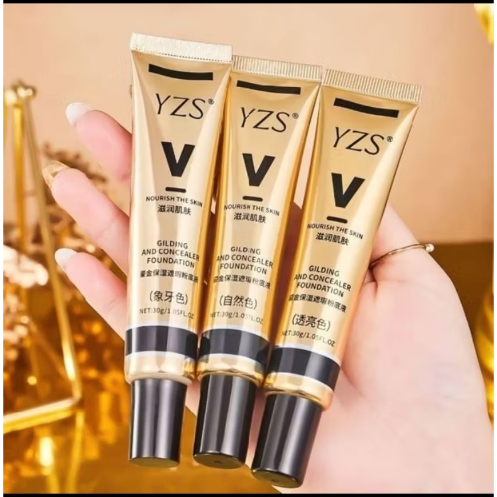 YZS FOUNDATION GILDING FOUNDATION MOISTURIZING WATERPROOF BB CREAM LIGHT