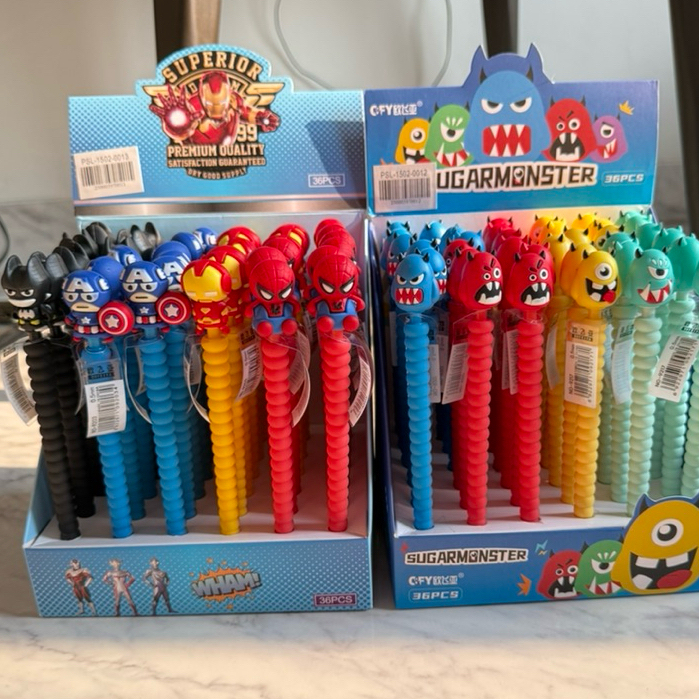

pensil mekanik / pensil cetek / pensil karakter suoer hero sugar monster sanlrio HB/2B 0.5mm