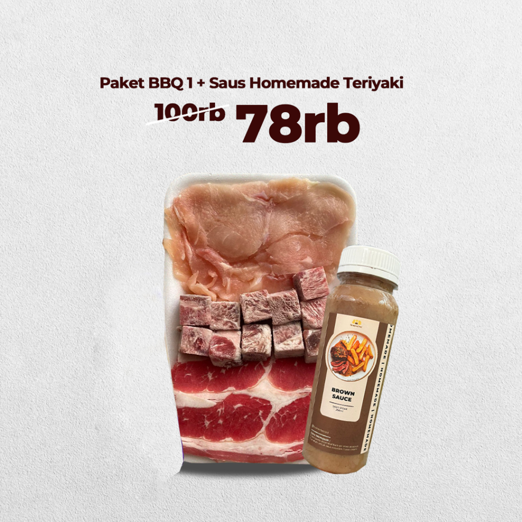 

(PROMO KEMERDEKAAN) PAKET BBQ 1 + SAUS BBQ