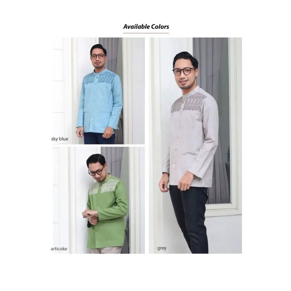 Dannis Murah Koko Dewasa K240317 Kemeja Atasan Muslim Pria