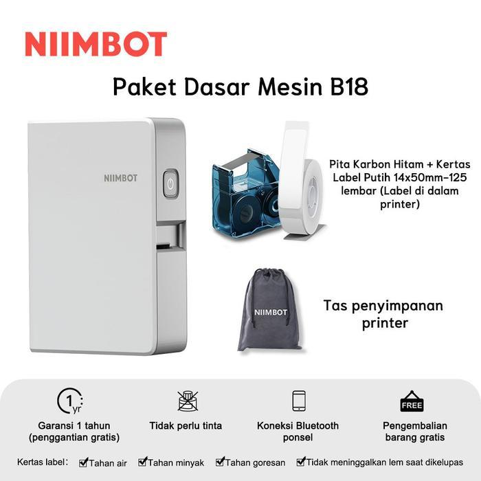 

Printer NIIMBOT B18 Pembuat Label
