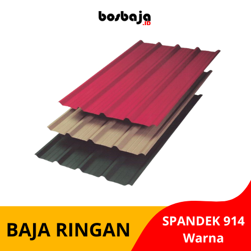 Atap Spandek Warna 914 Galvalum - Non Pasir
