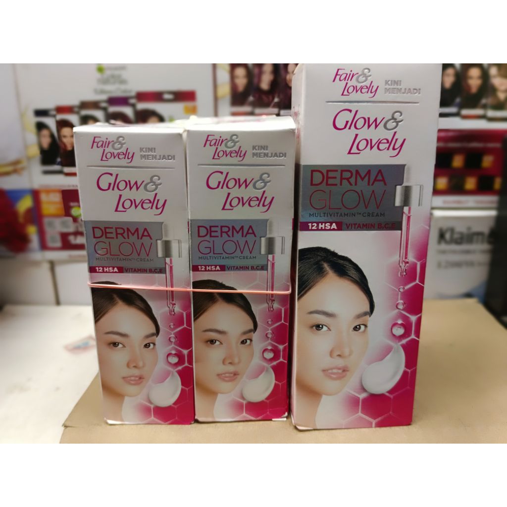 Fair&Lovely Glow And Lovely Multi Vitamin Cream besar dan kecil