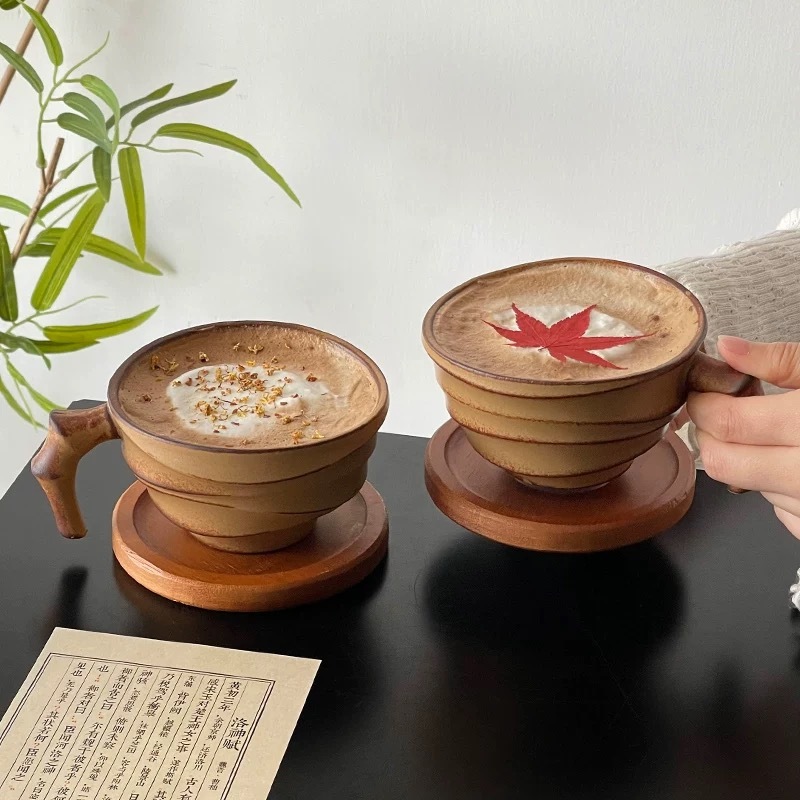 Gelas Cangkir Aesthetic Kopi Matcha Cafe Kafe Unik