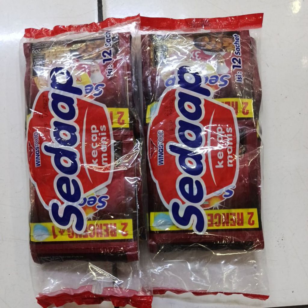 

Kecap Manis Sedap Kemasan Renteng 20 g 12 pcs