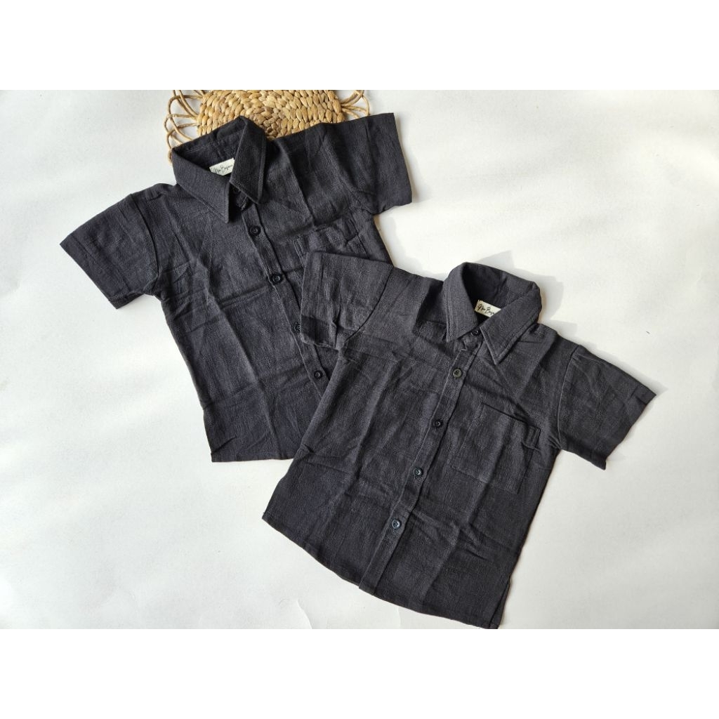 Kemeja Linen Anak Laki-Laki Pakaian Adat Bali
