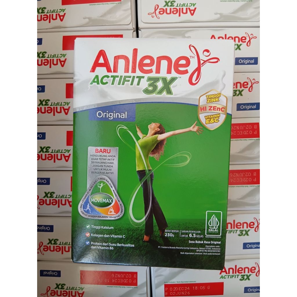 

SUSU ANLENE ACTIVIT 3X RASA ORIGINAL 230gr