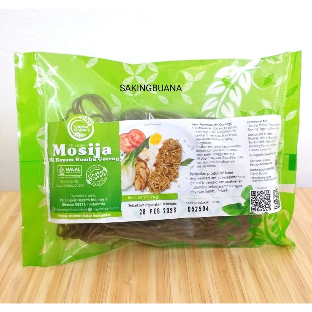 

Mosija Mi Bayam Bumbu Goreng - Lingkar Organik
