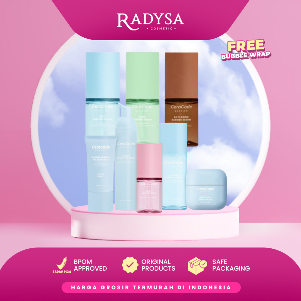 RADYSA -  FLASH SALE CERACODE EXP-2025 BULAN 08 - Basic Skin Care | Moisturizer - Sunscreen - Essenc