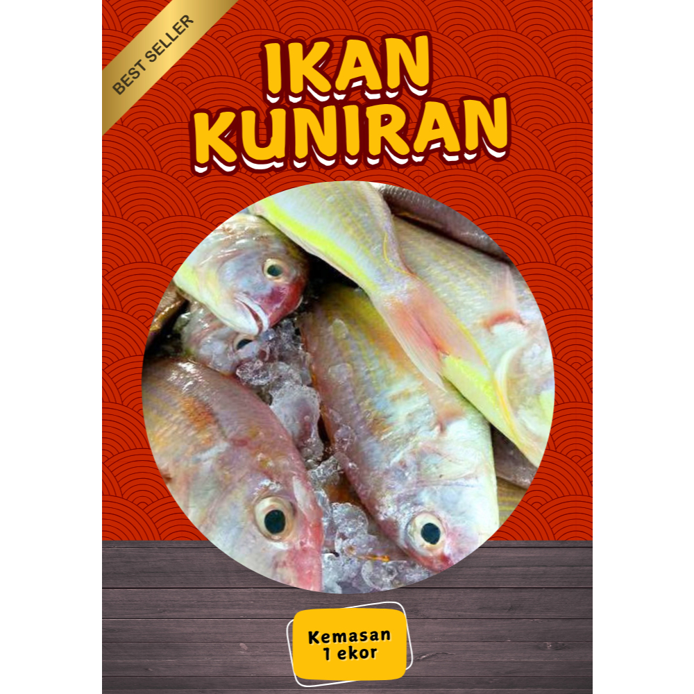 

Serbu Makanan Siap santap! IKAN KUNIRAN frozen fresh Sudah dikemas Vacum Pack