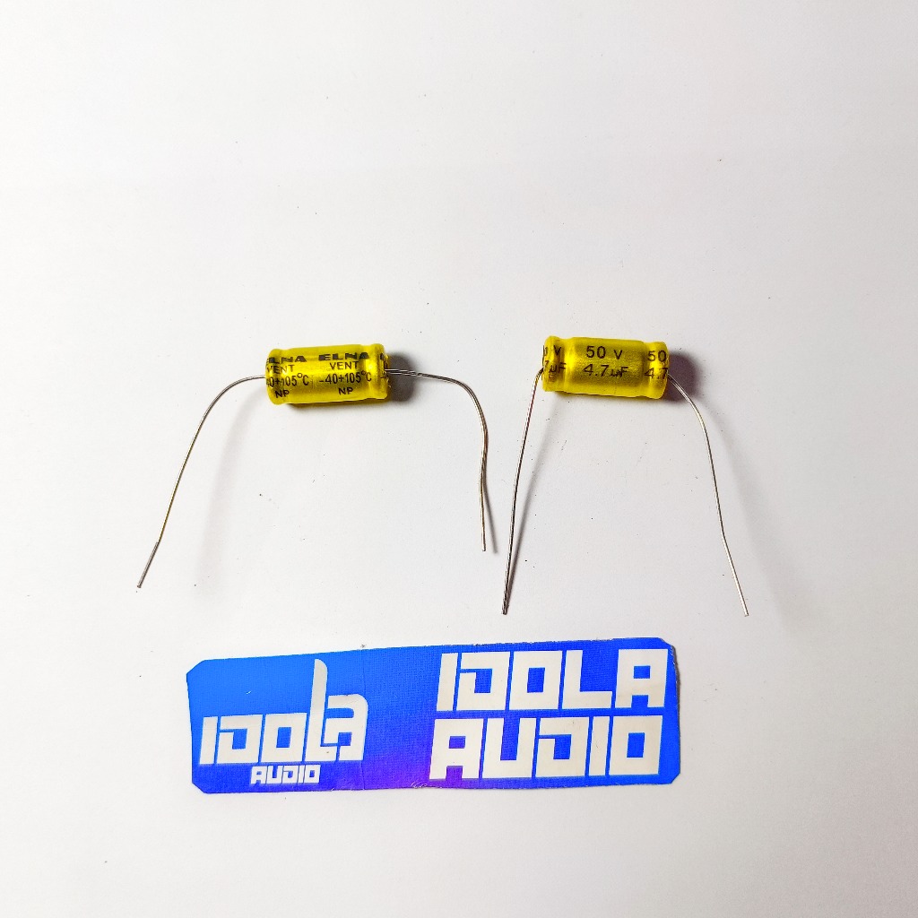 ELCO 4.7uF / 50 Volt Non Polar Merek ELNA