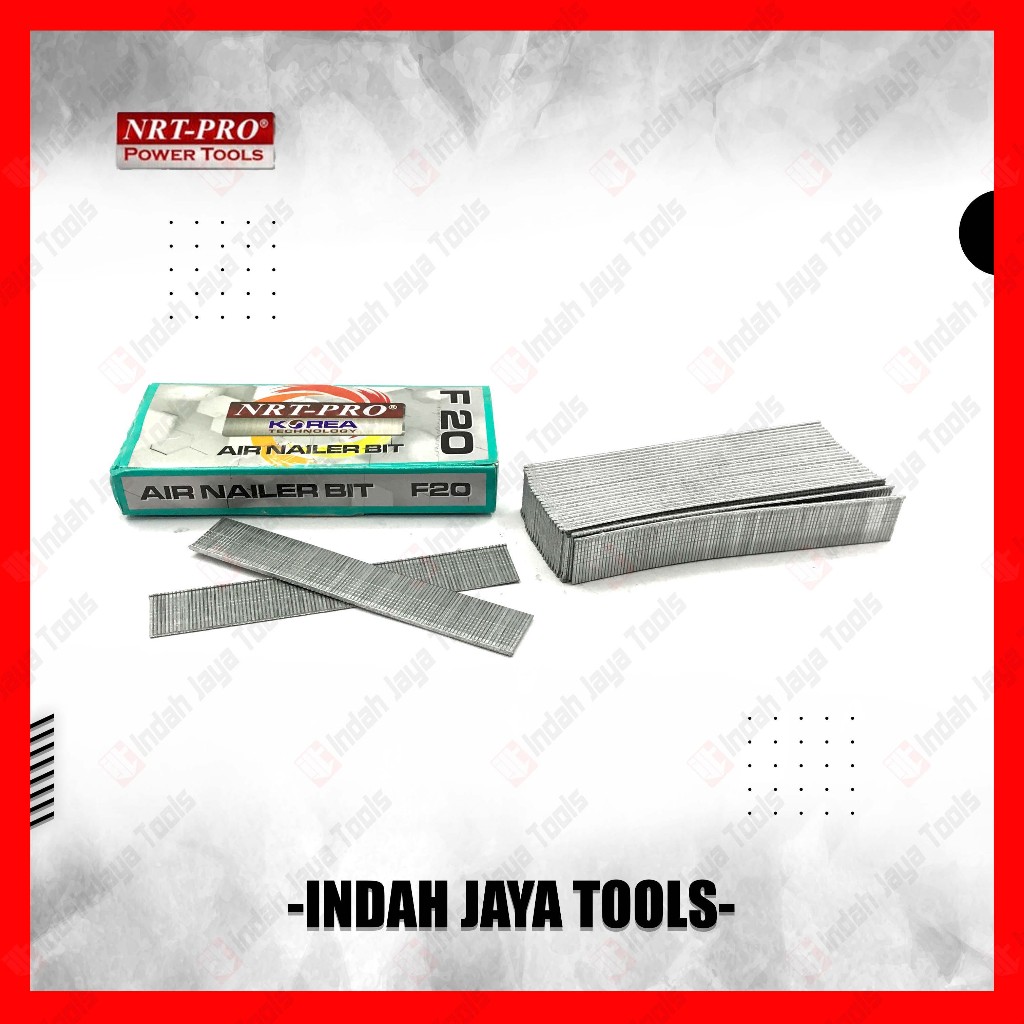 

NRT-PRO Isi Paku Tembak F20 - Refill Air Nailer Gun Paku Tembak Staples Bit Finish Nail F 20