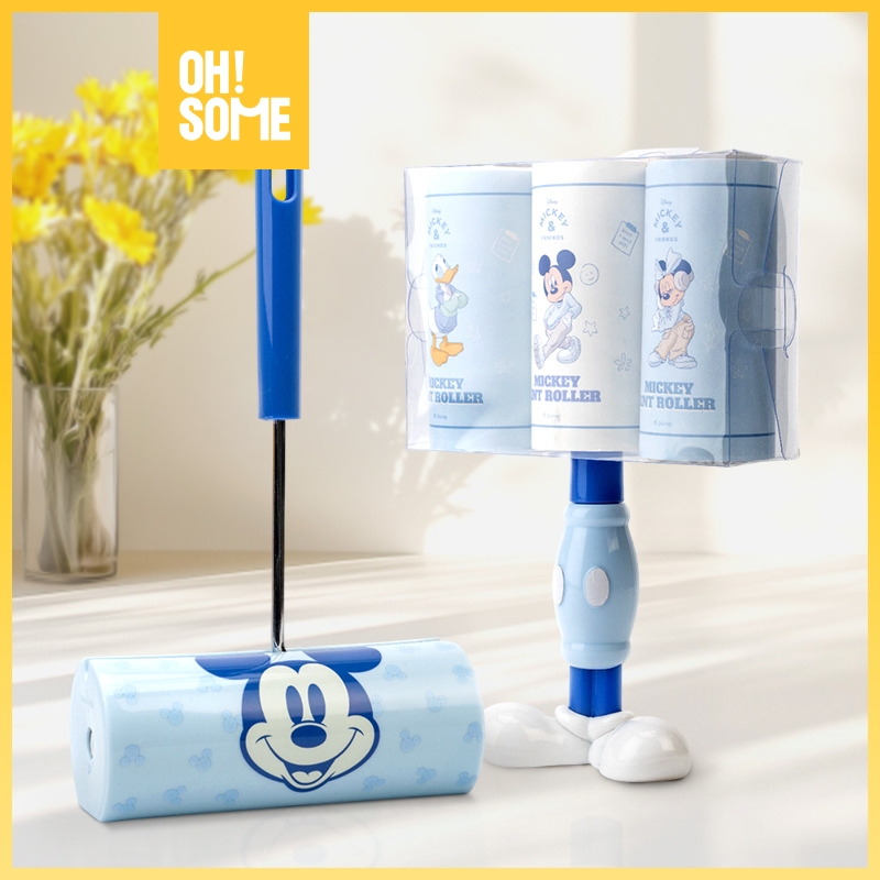 [OHSOME x Disney] - Disney Solo Corner Mickey Series Lint Roller Pembersih Kain/Baju Karakter Disney