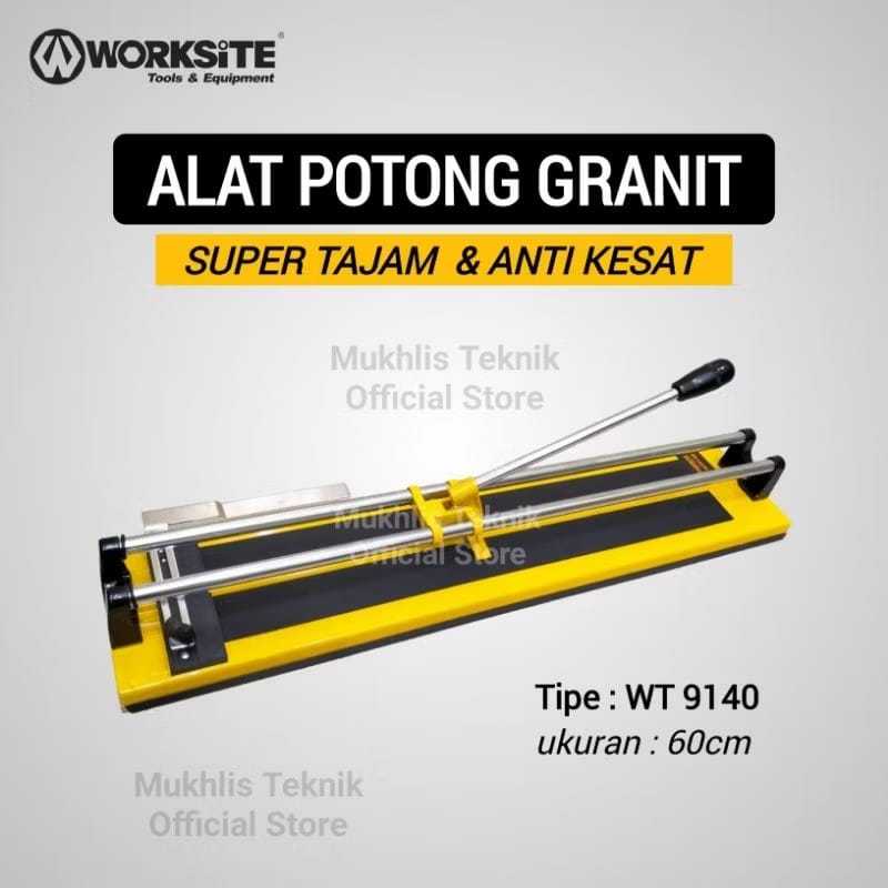ALAT MESIN POTONG Keramik Granit Tile Cutter 60cm Keramik Granit Worksite Manual Super Tajam Anti Ke