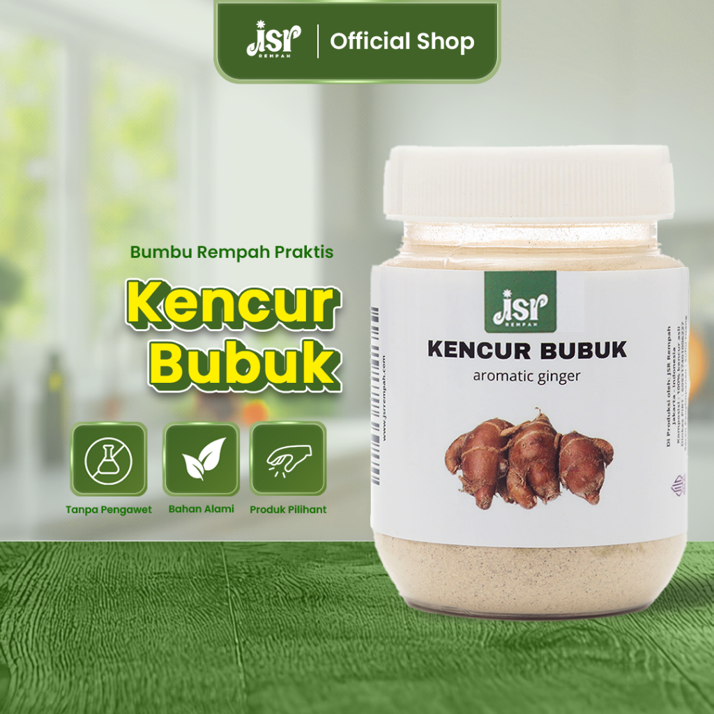 

Jsr Rempah Kencur Bubuk 100 Gram