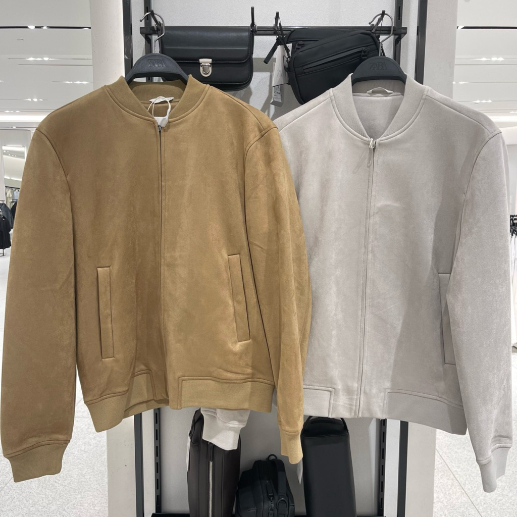 Jaket Suede Bomber ZARA MEN Jastip (jasa titip)