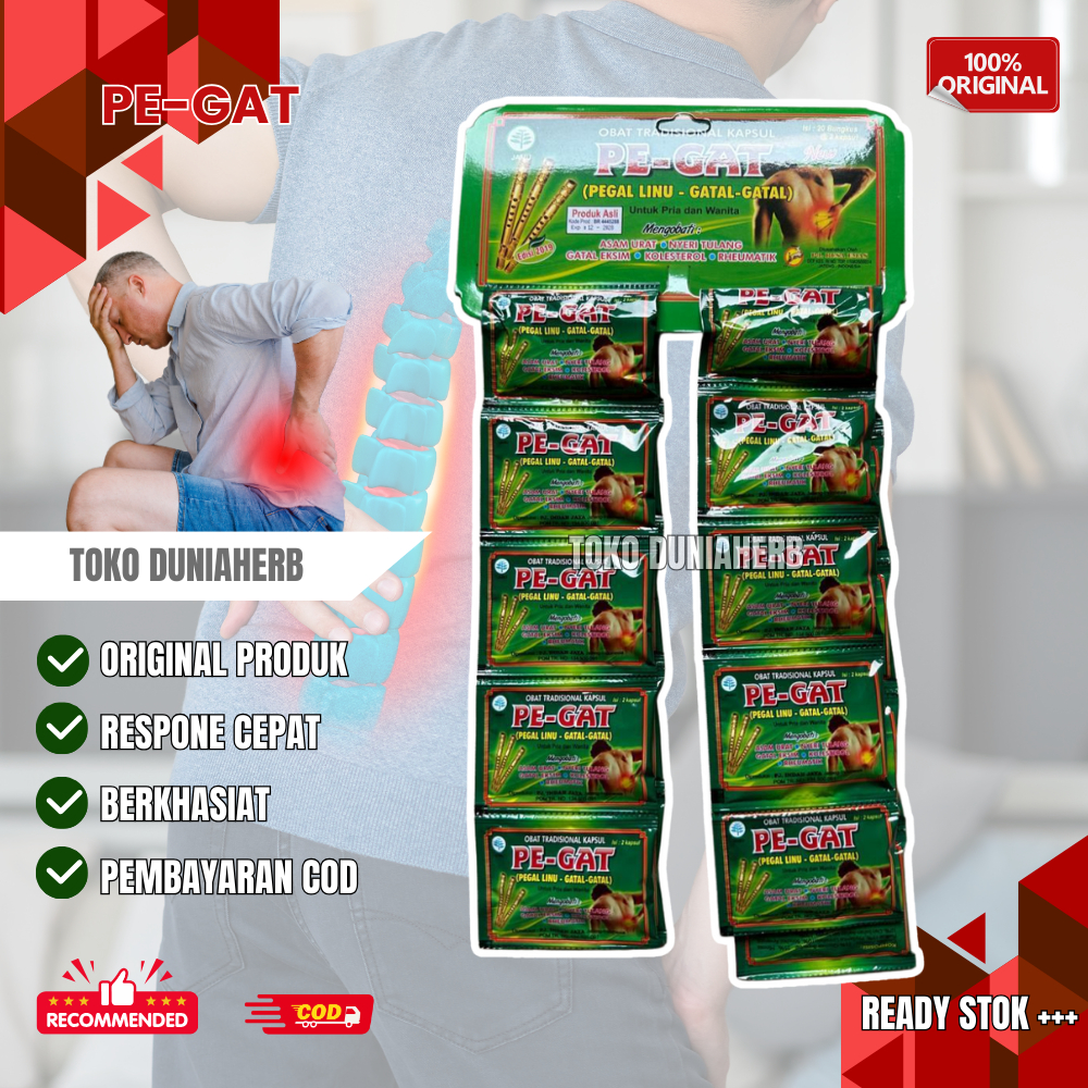 

PEGAT Original Kapsul (Pegal Linu Gatal Gatal)