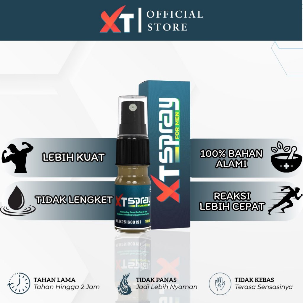Obat Kuat Pria Dewasa Permanen 10ml - Minyak Herbal Spray Terlaris BPOM