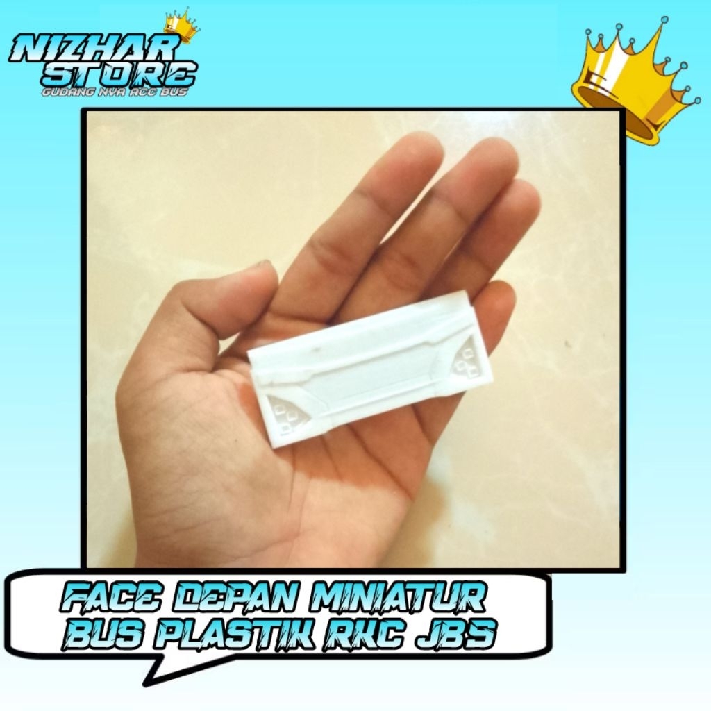Face depan miniatur bus plastik jb5 cowl miniatur bus jb5