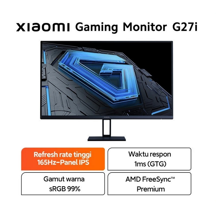 Monitor Xiaomi Gaming G24i / G27i / G Pro 27i / G27Qi IPS FHD Garansi Resmi