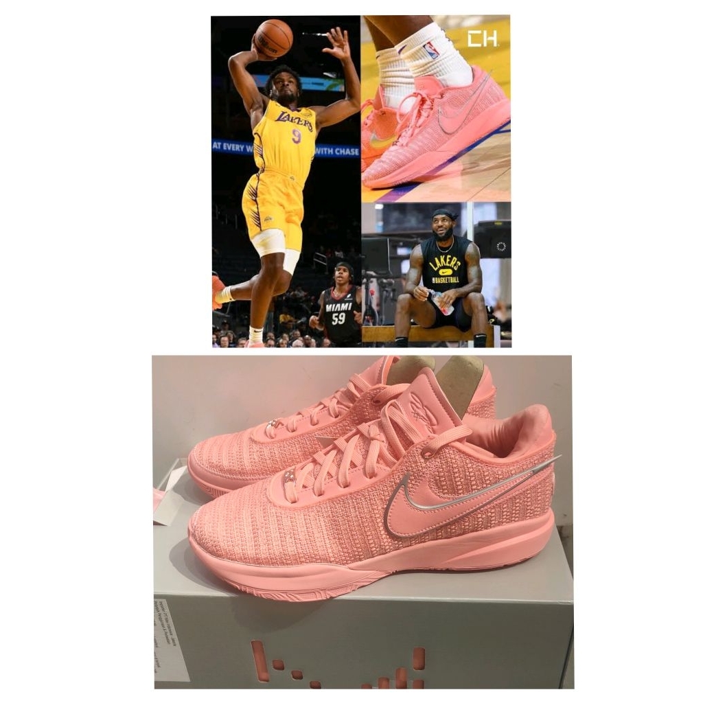 nike lebron 20 i promise pink